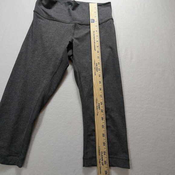 Lulu Lemon Leggings Size 8 Gray Color - Picture 3 of 8